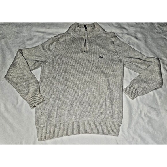 Polo Ralph Lauren Knit Cotton Estate Rib Collared 1/4 Zip Sweater Men's Small - Picture 1 of 9
